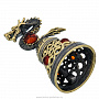 Колокольчик с янтарем "Китайский дракон", фотография 2. Интернет-магазин ЛАВКА ПОДАРКОВ